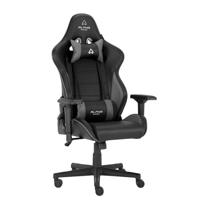 Cadeira Gaming Alpha Gamer Nimbus Preta/Cinza