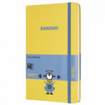 Caderno Grande Pautado Moleskine Minion Amarelo