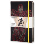 Caderno Grande Pautado Moleskine Os Vingadores - Homem de Ferro
