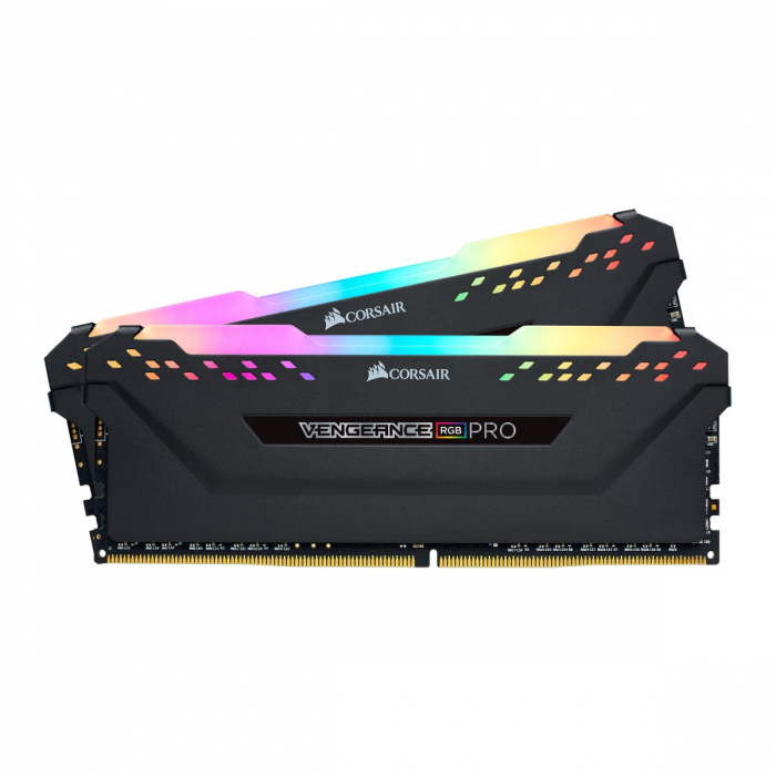 Memória RAM Corsair Vengeance RGB Pro 16GB (2x8GB) DDR4-3200MHz CL16 Preta