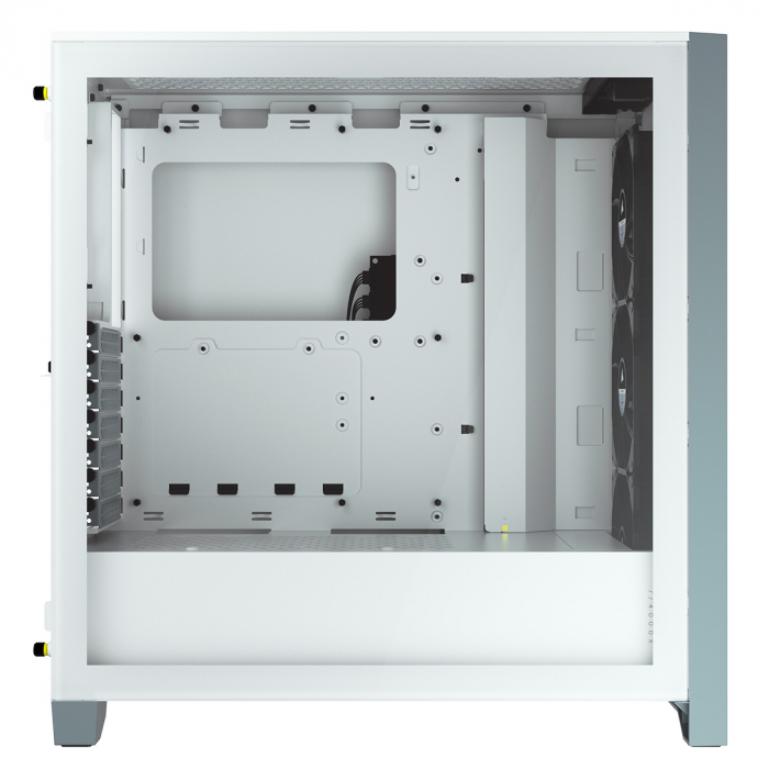 Caixa Extended-ATX Corsair iCUE 4000X RGB Tempered Glass Branca