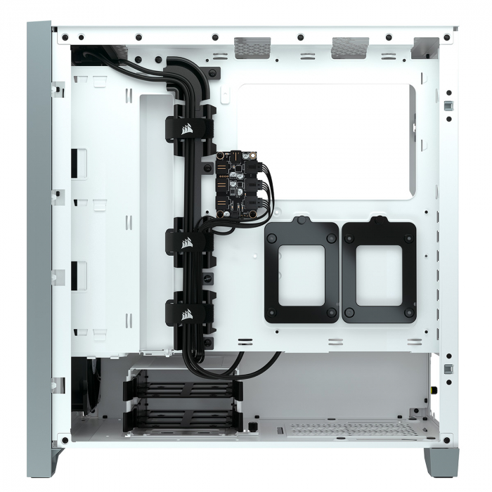 Caixa Extended-ATX Corsair iCUE 4000X RGB Tempered Glass Branca