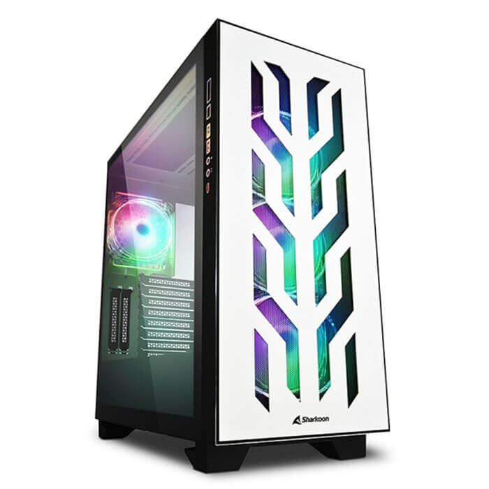 Caixa Extended-ATX Sharkoon Elite Shark CA300T Branca
