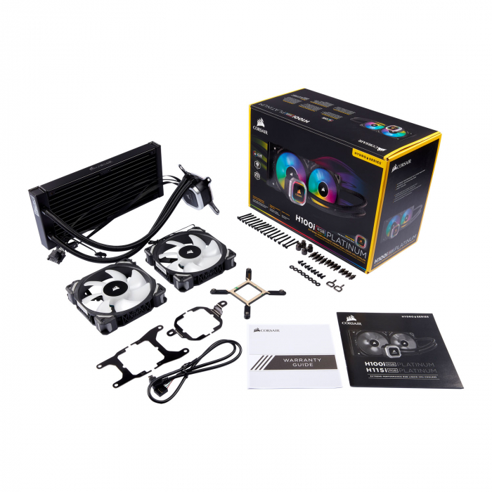 Water Cooler CPU Corsair Hydro Series H100i RGB Platinum 240mm