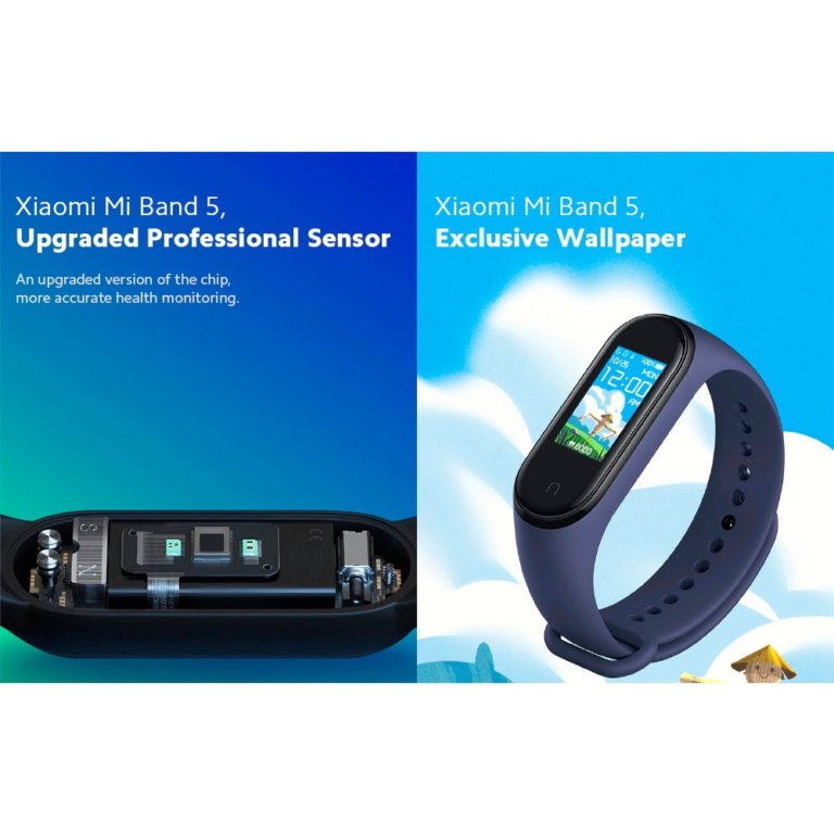 SmartBand Xiaomi Mi Band 5 Preta