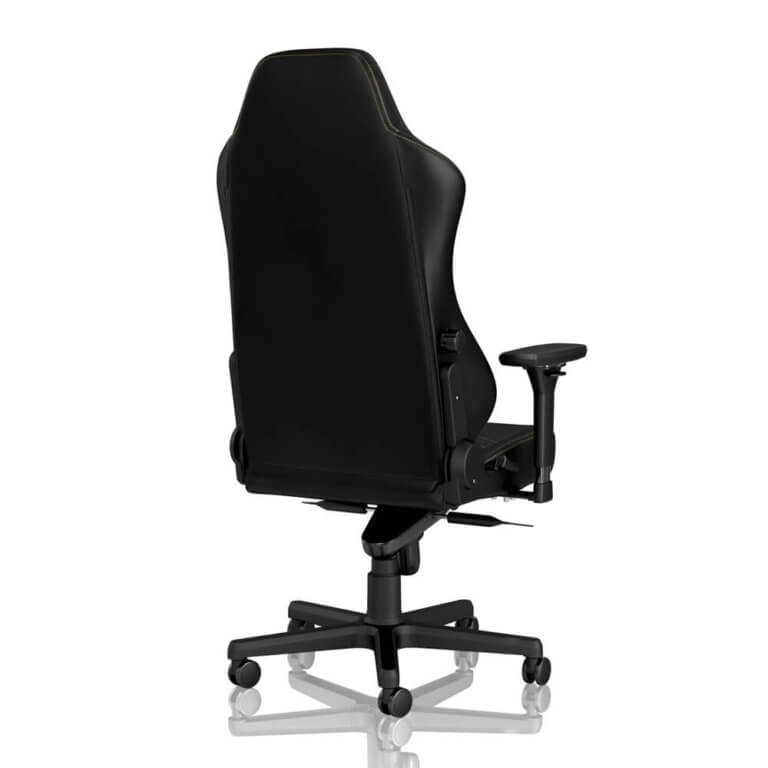 Cadeira Gaming Noblechairs HERO PU Leather Preta/Dourada