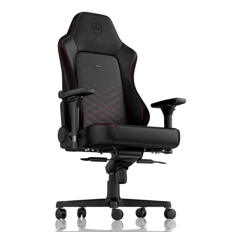 Cadeira Gaming Noblechairs HERO PU Leather Preta/Vermelha