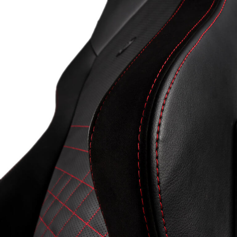 Cadeira Gaming Noblechairs HERO PU Leather Preta/Vermelha