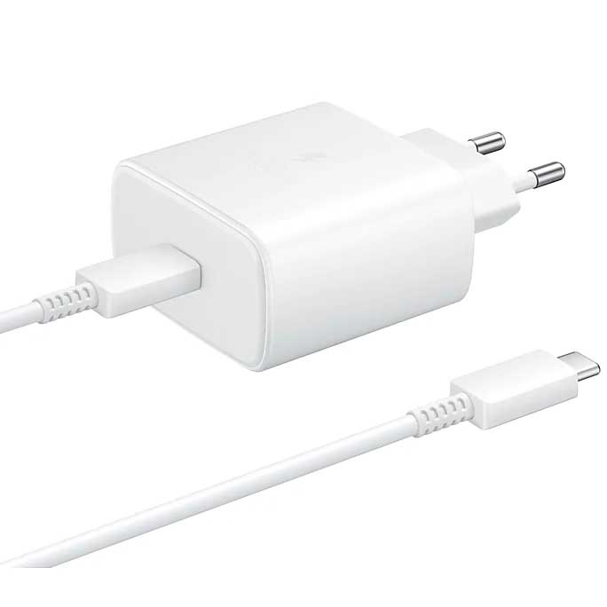 Carregador Samsung EP-TA845 Fast Charger 45W Branco