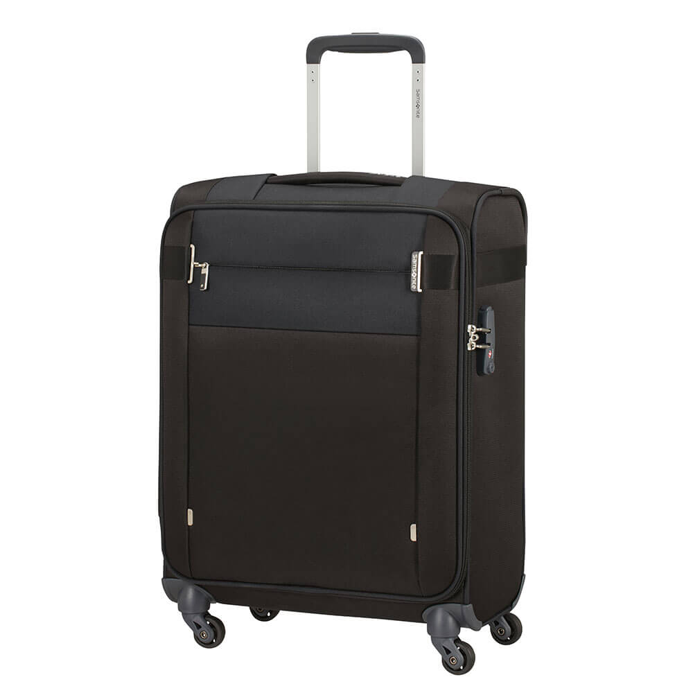 Mala de Viagem Samsonite Citybeat Spinner 55cm/40cm 4 Rodas Preta
