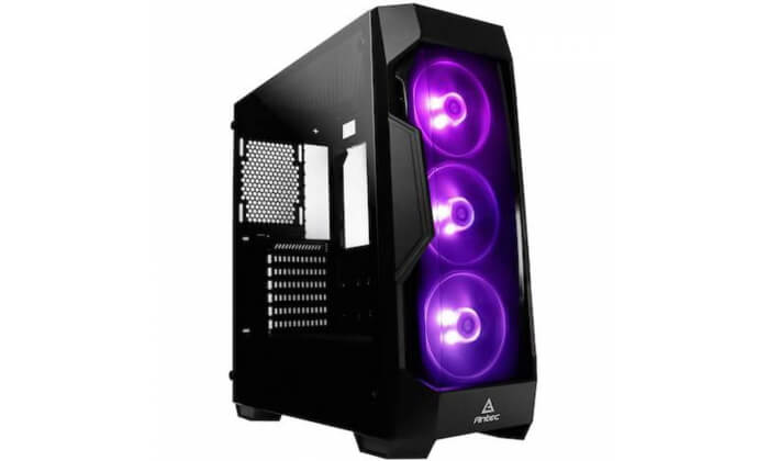 Caixa ATX Antec DF500 RGB Tempered Glass Preta