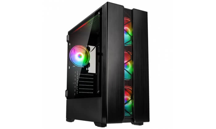 Caixa Extended-ATX Kolink Phalanx V2 Tempered Glass Preta
