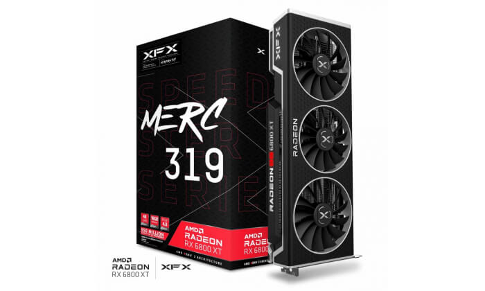 Placa Gráfica XFX Radeon RX 6800 XT Speedster MERC 319 Core Gaming 16GB GDDR6