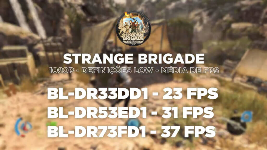 Strange Brigade: 1080P - Definições Low - FPS Médio