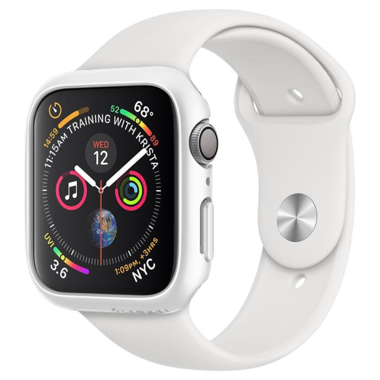 Capa Spigen Thin Fit Apple Watch 4/5 44mm Branca