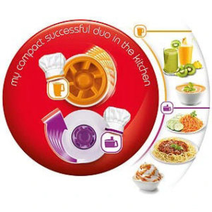 Robot de Cozinha Moulinex Double Force Compact
