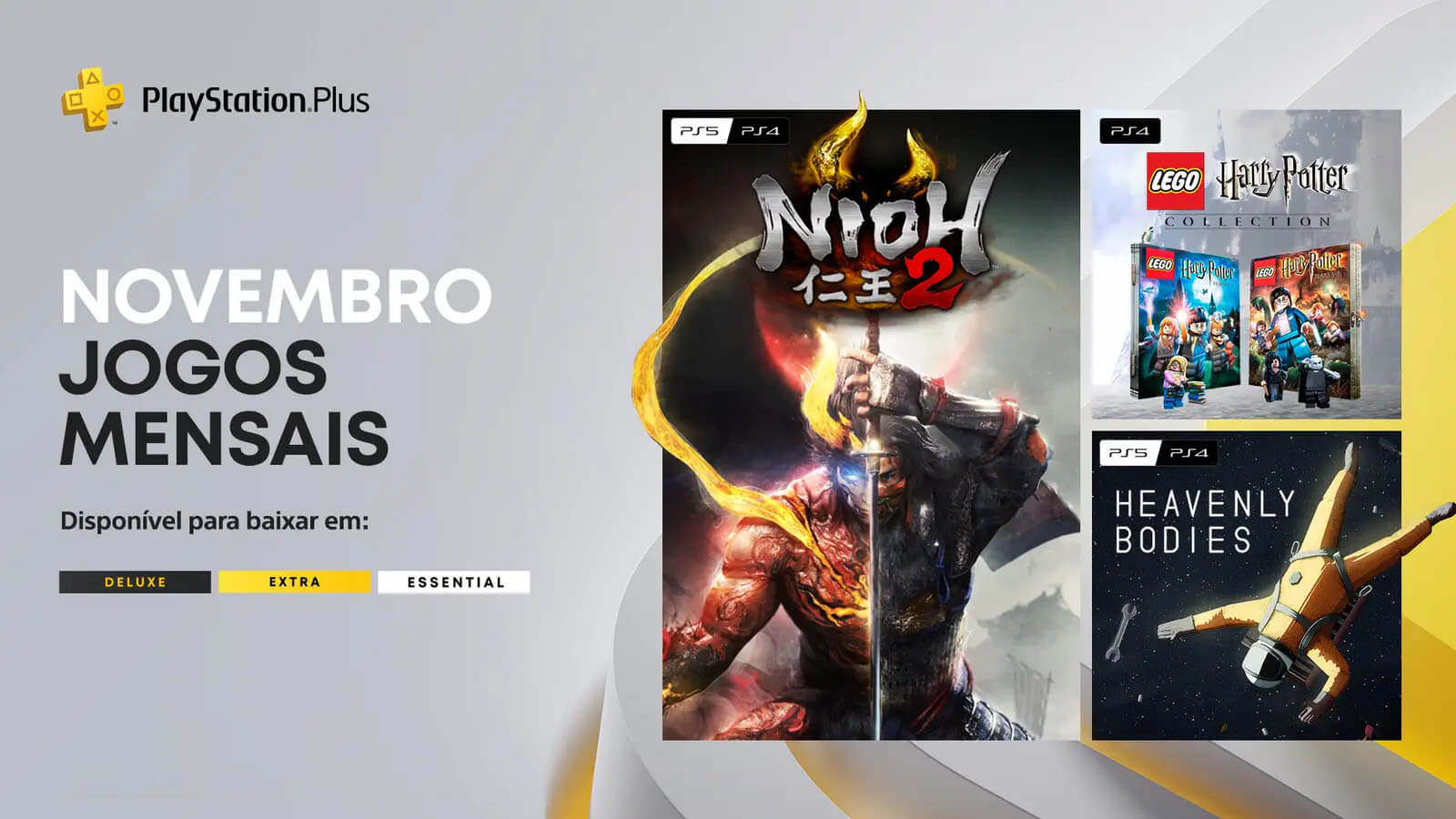 PS Plus Essential  Jogos grátis de Dezembro 2023