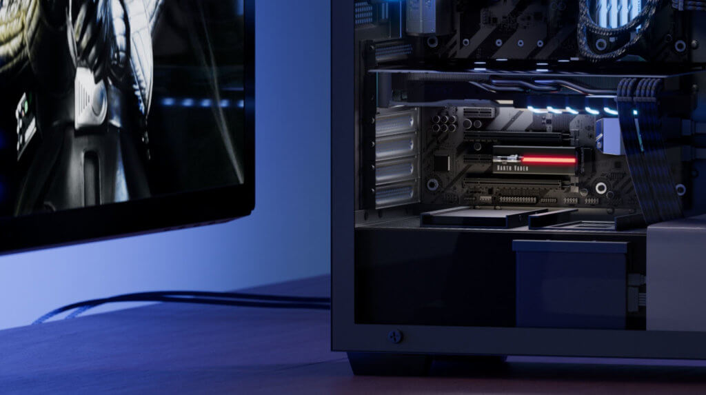 Lightsaber Collection Special Edition FireCuda PCIE Gen 4 NVMe SSD.2