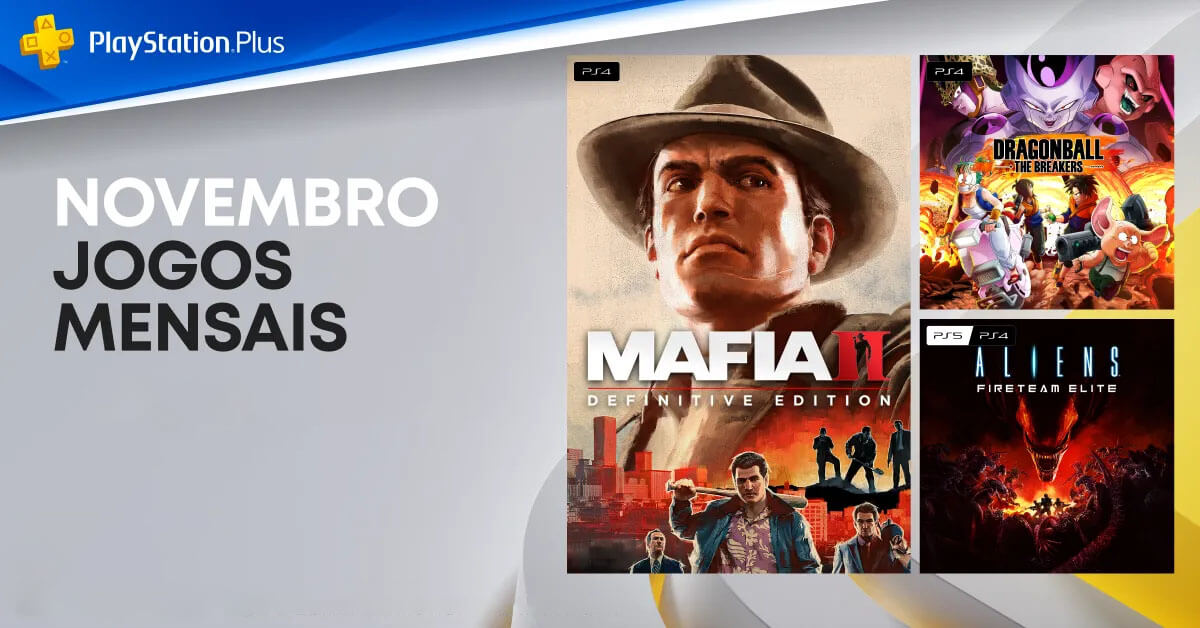 Jogos Gratuitos PS Plus de Novembro 2023