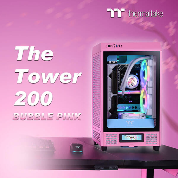 Thermaltake The Tower 200 Bubble Pink (1.0)