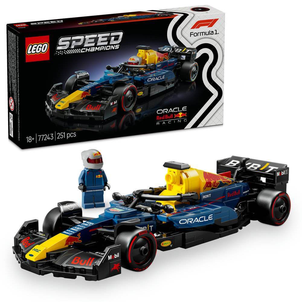 LEGO Speed Champions - Carro de Corrida Oracle Red Bull Racing RB20 F1 - 251 Peças - Item 77243