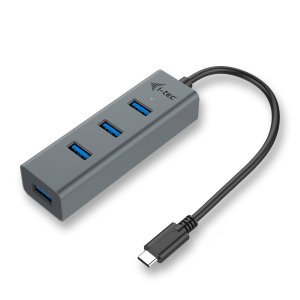 Hub USB-C i-tec C31HUBMETAL403 Metal HUB 4-Port