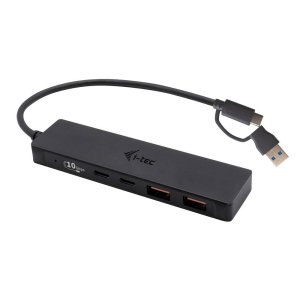Hub USB-C i-tec C31HUBMETAL2A2C USB-A/USB-C Metal HUB 2xUSB 3.0 + 2xUSB-C (10 Gbps)