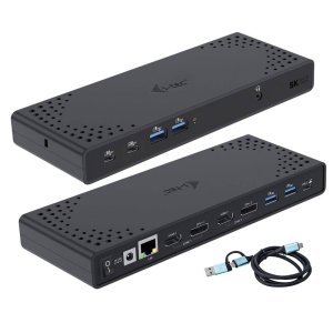 Docking Station i-tec CADUA4KDOCKPDL2 USB 3.0 / USB-C / Thunderbolt 3 Dual Display Gen2 + Power Delivery 100W