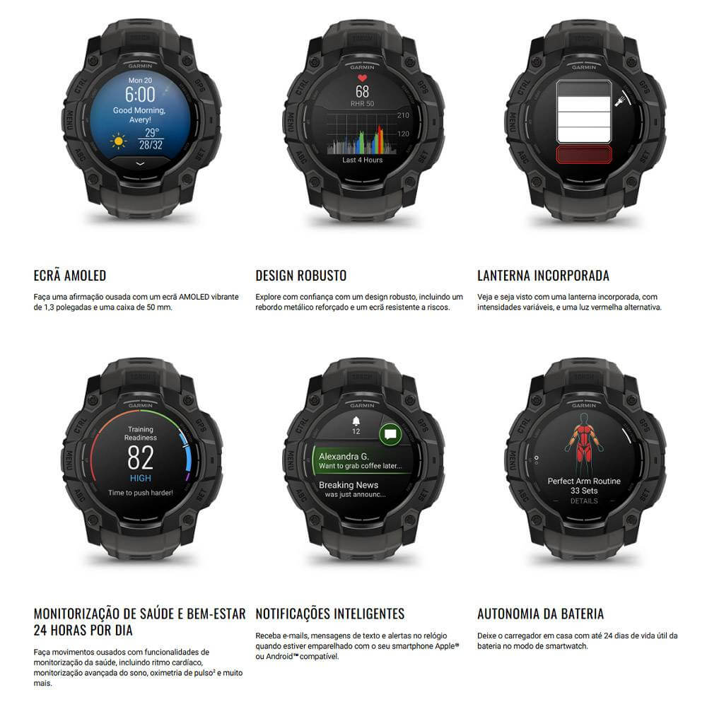 Instinct 3 AMOLED 45mm (010-03020-00)