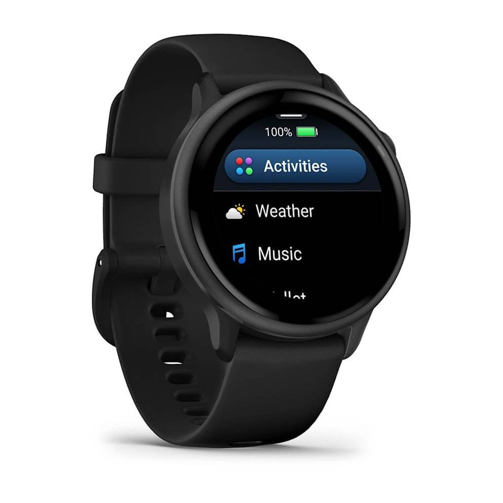 Vívoactive 6 (42mm) Ardósia com Bracelete Preta