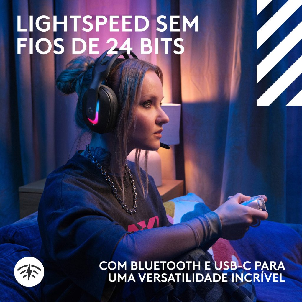 Headset Logitech G A20 X Lightspeed Gaming Wireless (8)