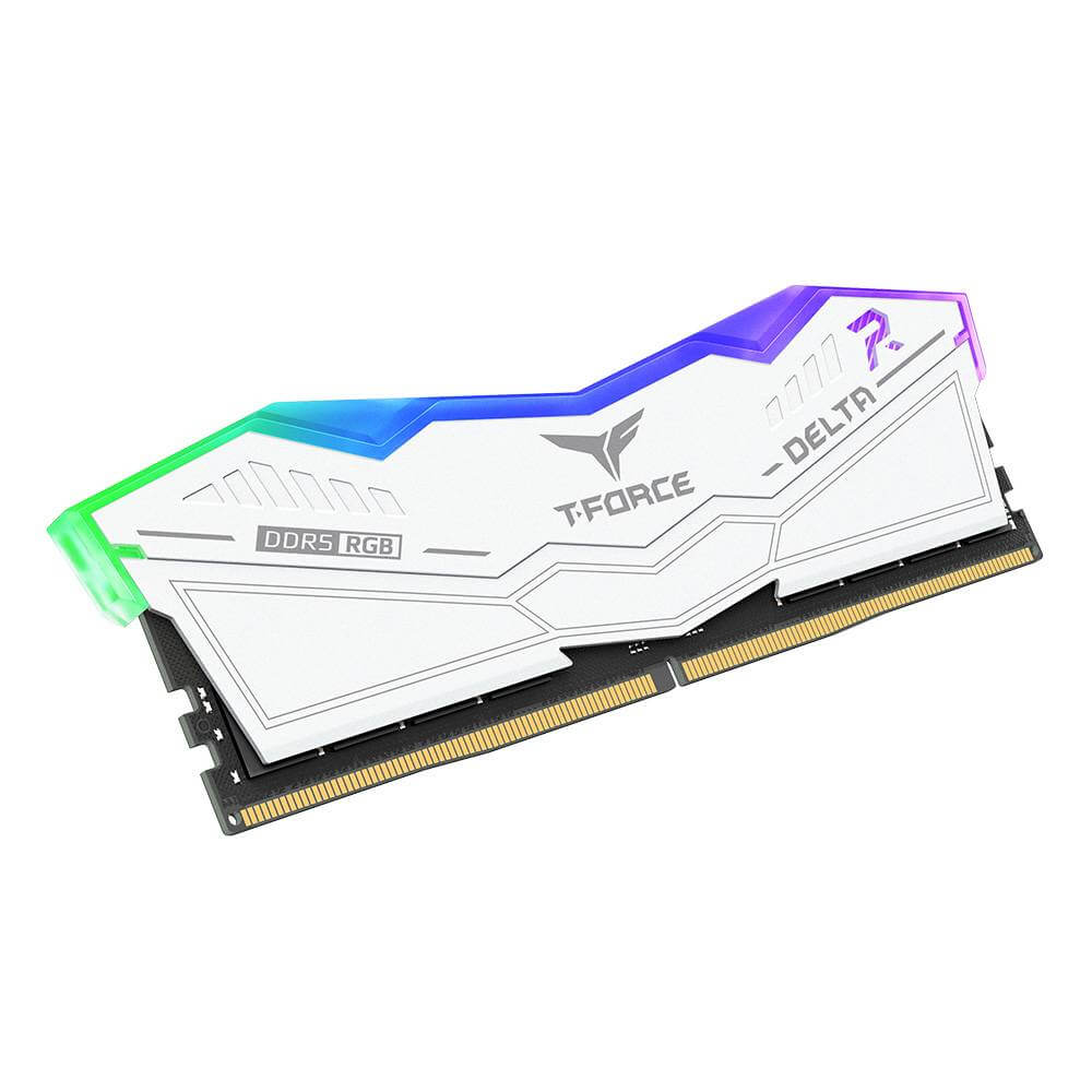 Memória RAM UDIMM TEAMGROUP Delta RGB 16GB (2x8GB) DDR5-6000MHz Branca (4)