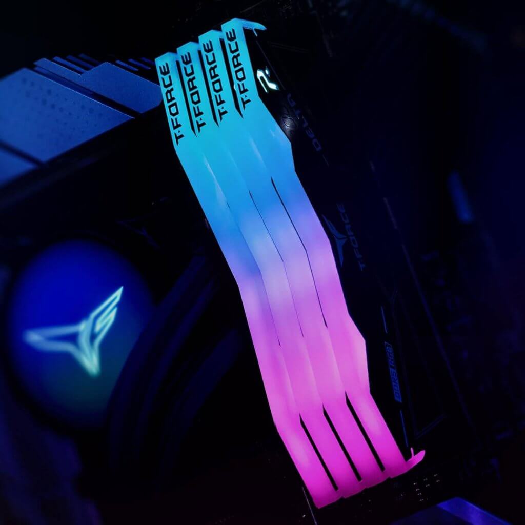 Memória RAM UDIMM TEAMGROUP Delta RGB 16GB (2x8GB) DDR5-6000MHz Preta (5)
