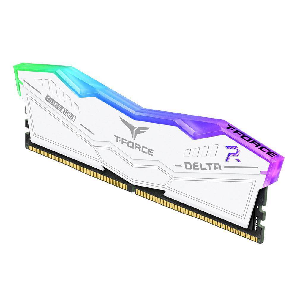 Memória RAM UDIMM TEAMGROUP Delta RGB 32GB (2x16GB) DDR5-6000MHz Branca (3)