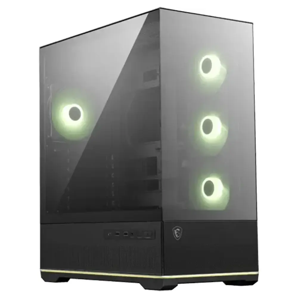 Caixa ATX MSI MAG Pano 110R PZ ARGB Tempered Glass Black