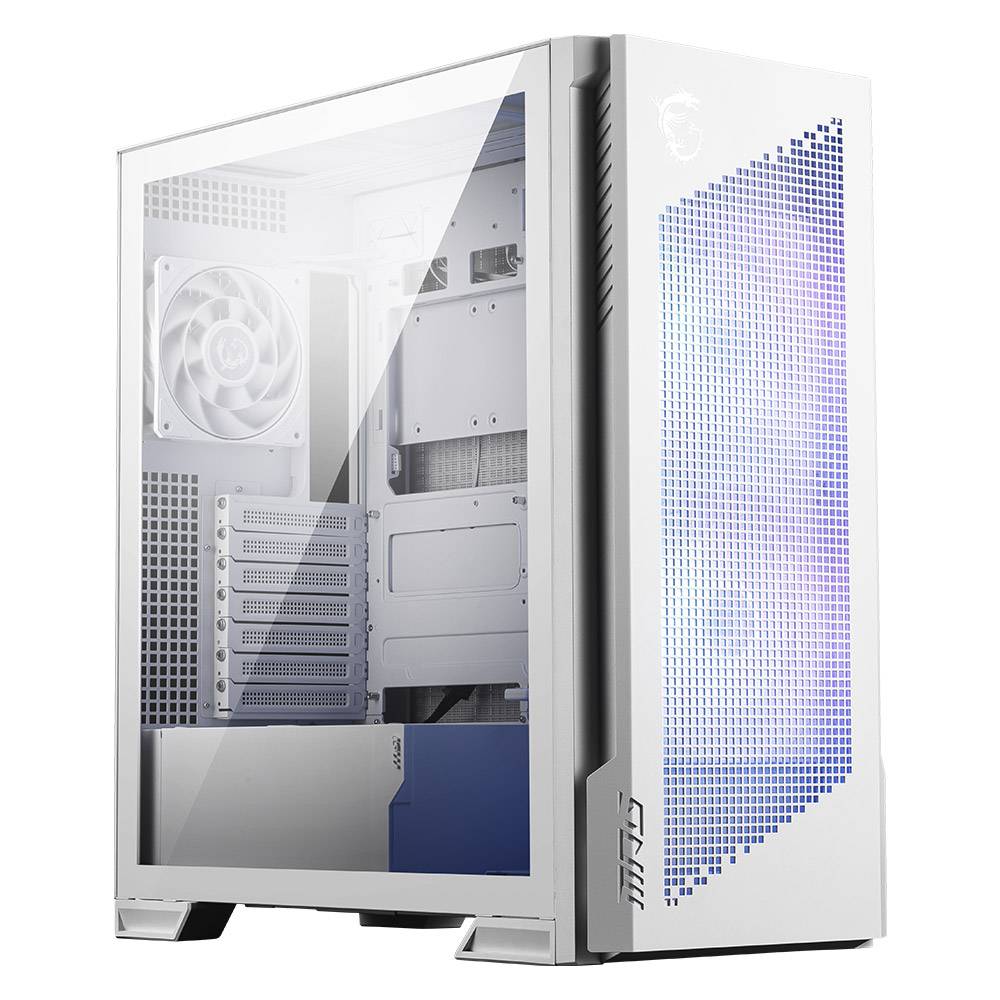 Caixa Extended-ATX MSI MPG Velox 300R Airflow PZ Tempered Glass White
