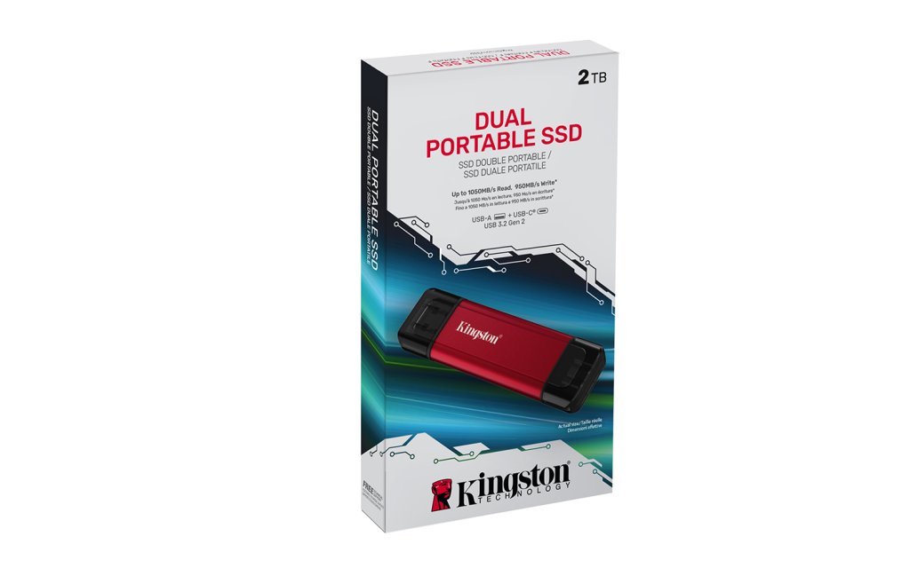Pen Drive Kingston Dual Portable SSD 2TB