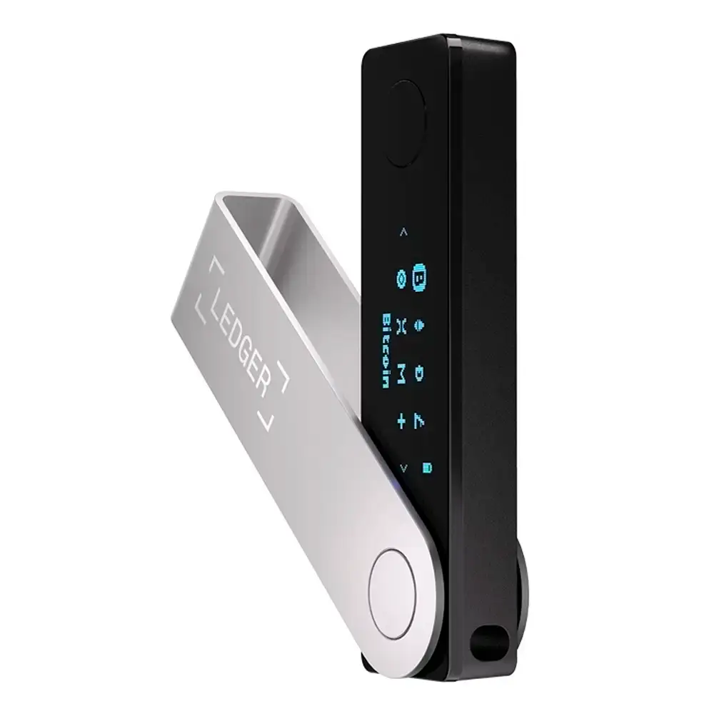 Carteira Ledger Nano X Crypto USB-C-Bluetooth Crypto Hardware Wallet Onyx Black