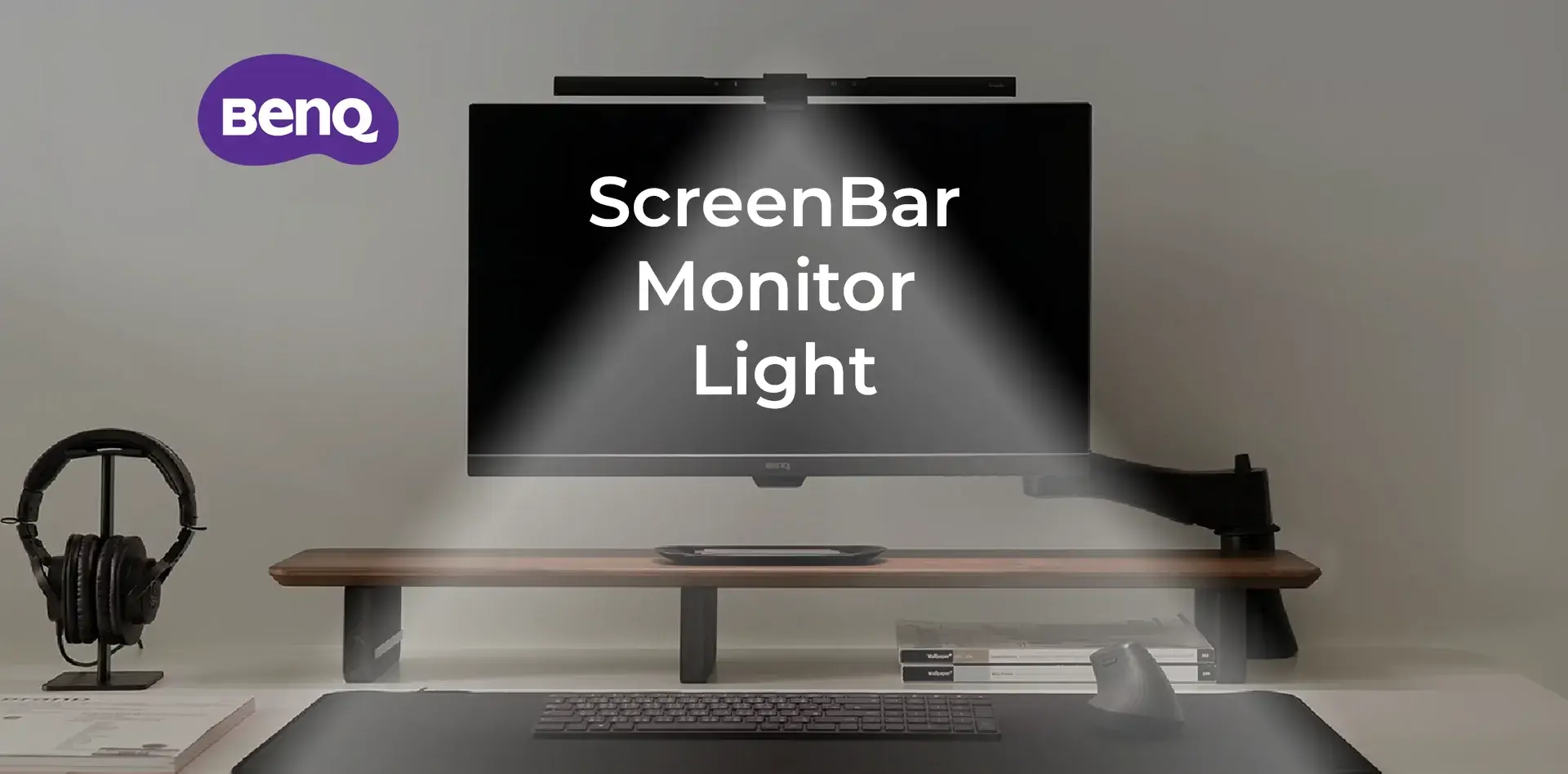 Lâmpada para Monitor BenQ ScreenBar Pro - A Tua Vista Agradece