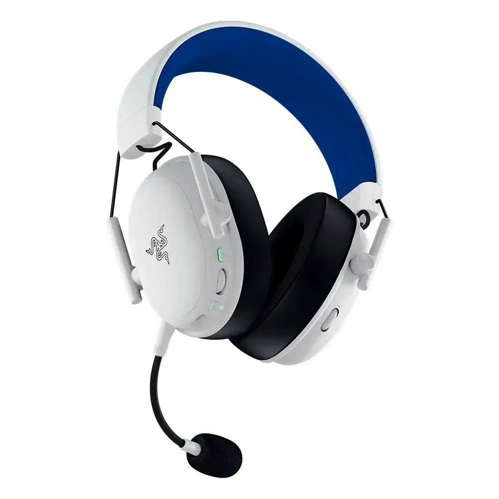 Headset Razer BlackShark V3 X Hyperspeed for PlayStation WirelessBluetooth Branco