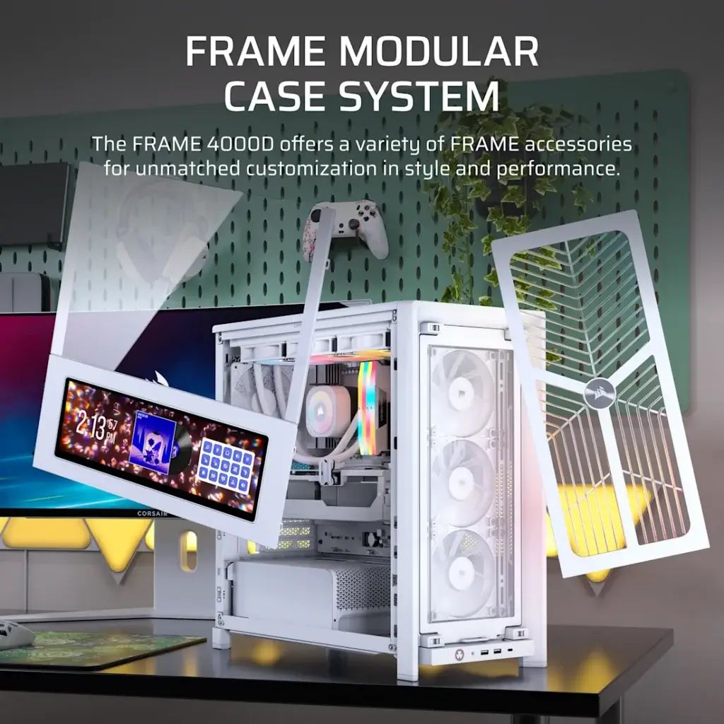 Corsair FRAME 4000D Wood RS White OAK03