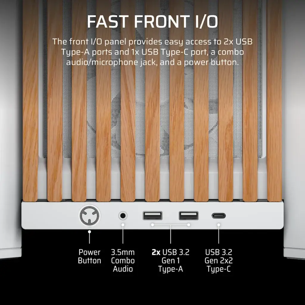 Corsair FRAME 4000D Wood RS White/Oak
