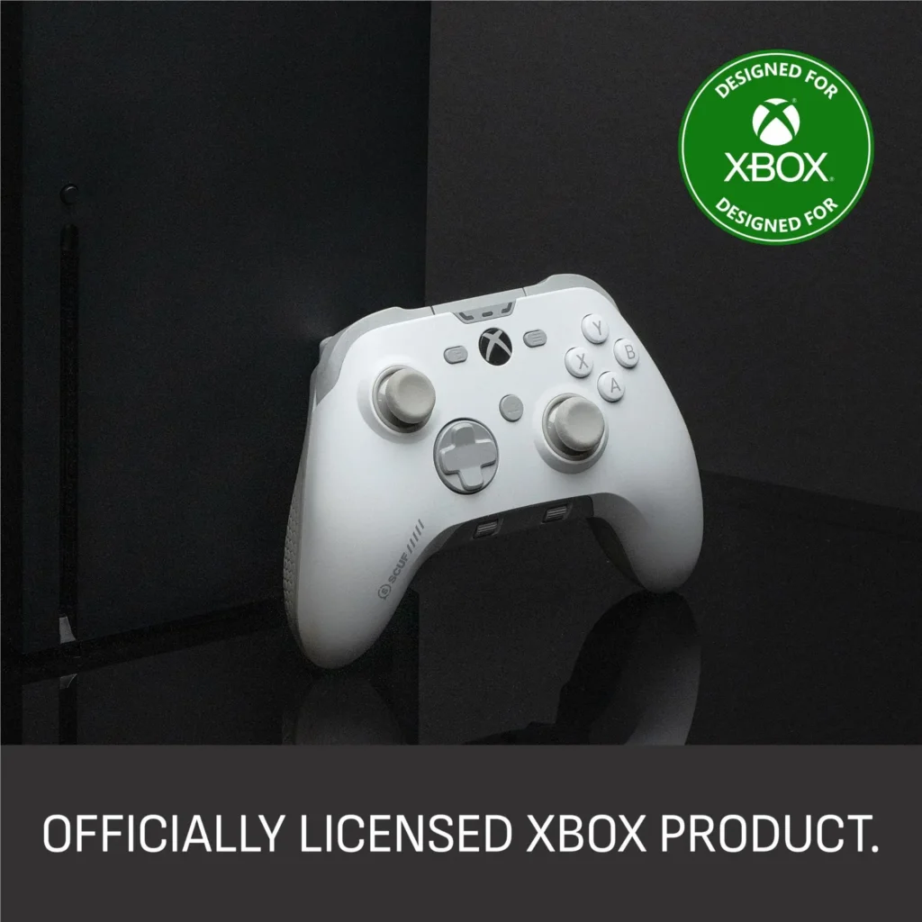 Gamepad SCUF Valor Wired Gaming com TMR Performance PC/Xbox - Branco