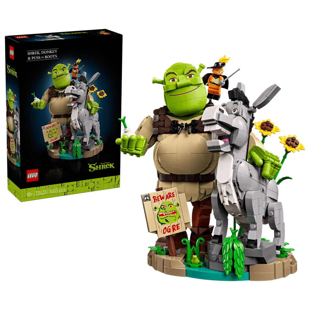 #72423 Shrek, Burro e Gato das Botas