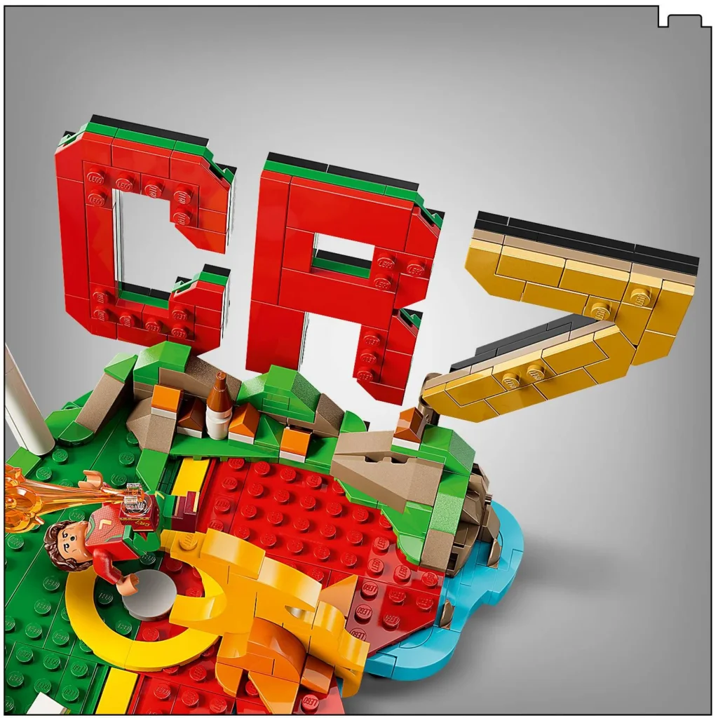 LEGO Editions Football: Cristiano Ronaldo – Destaques do Futebol | Idades 10+ | 490 Peças | Item 43012