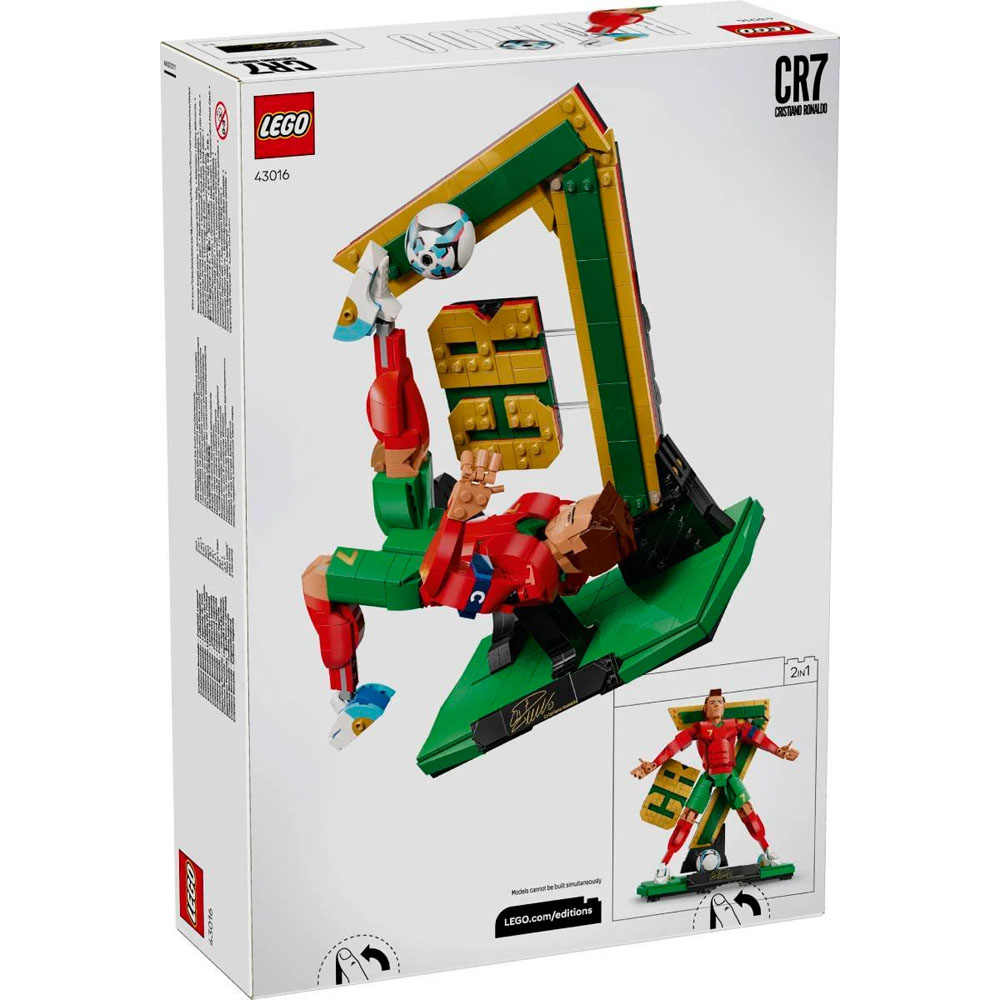 LEGO Editions Football: Cristiano Ronaldo – Lenda do Futebol | Idades 12+ | 854 Peças | Item 43016