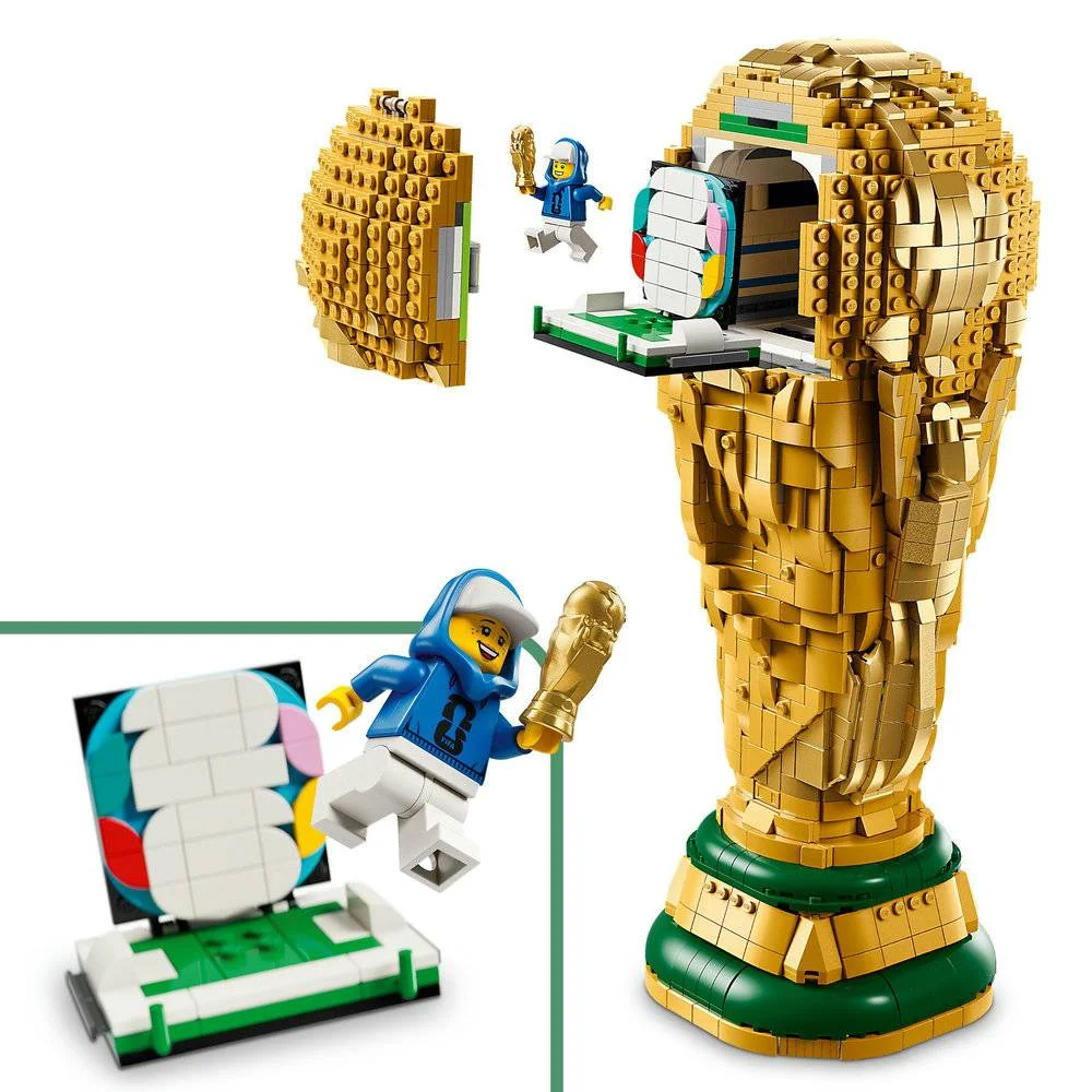 LEGO Editions Sports: Troféu Oficial do Campeonato do Mundo da FIFA™ | Idades 12+ | 2842 Peças | Item 43020