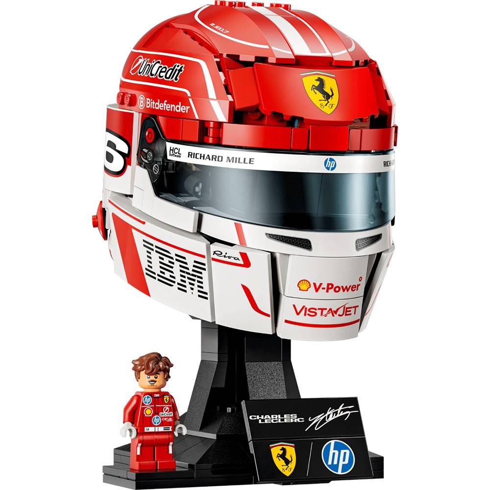 LEGO Editions F1: Capacete Scuderia Ferrari HP de Charles Leclerc