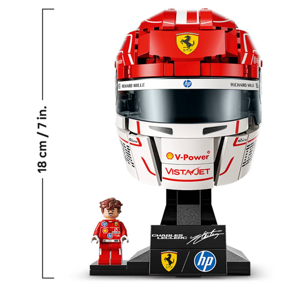 LEGO Editions F1: Capacete Scuderia Ferrari HP de Charles Leclerc