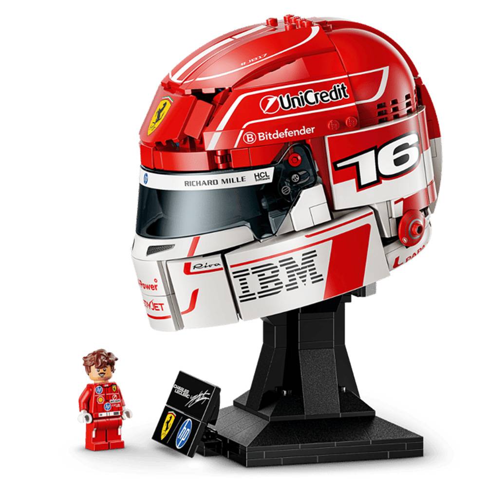 LEGO Editions F1: Capacete Scuderia Ferrari HP de Charles Leclerc